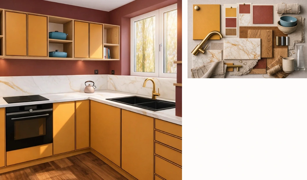 Cuisine rénovée – Projet Tulipes