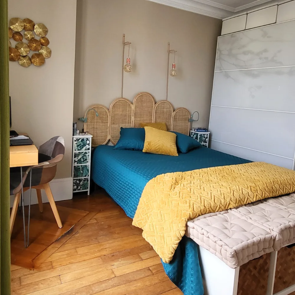 Chambre rénovée – Projet Brune