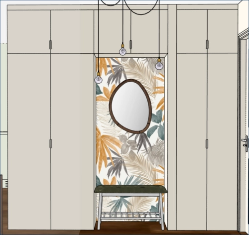 Entrée aménagée – Projet Menestrels