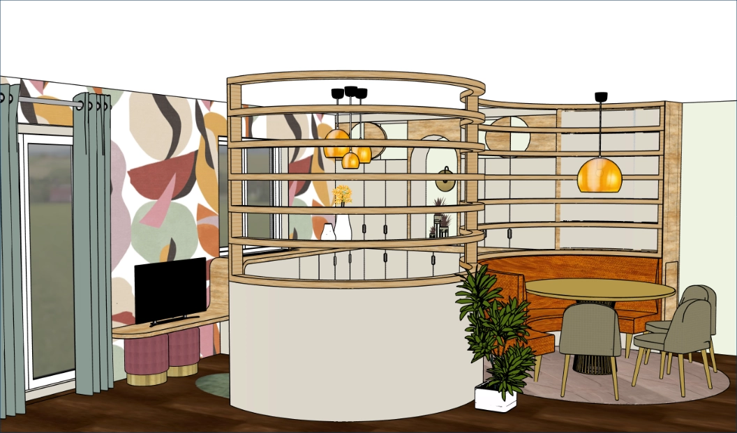 Séjour traversant – Projet Menestrels